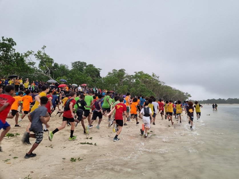 UNSS Nouvelle-calédonie Finale territoriale de cross de guaro 2022